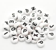 The sign for 20 (𐤘) could … 100 White Mixed Letter Alphabet Acrylic Beads 7mm