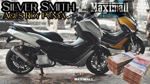 Modifikasi new megapro jadi trail alias trabas offroad setia1heri com. Nmax Modif Silver Stone Blackmaxteambali Maxest Youtube