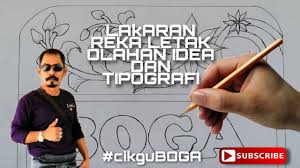 Reka Letak Olahan Idea Motif Flora Tipografi Ukiran Kayu Krsv Pendidikan Seni Visual Youtube