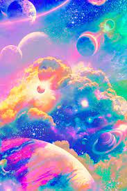 Glitter Sparkle Galaxy Moon Sky Stars Clouds Rainbow Space Planets Dream Universe Cosmos Colorfu Pretty Wallpapers Galaxy Wallpaper Art Wallpaper