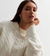 Ladies cable shop knit jumpers