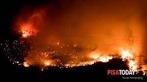 Un incendio è divampato intorno alle 19 sul monte pisano, nel comune di vicopisano. Rxxztgtqqsvaom