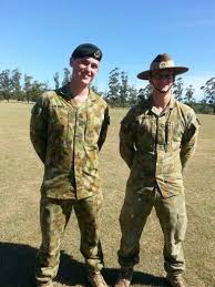 Singleton Army Base Nsw Uriah With His Best Mate Taylor March Out Parade 6 3 2015 Army Soldier Army Best Mate