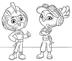 9:46:00 pm cartoon coloring page , new series , top , top wing , top wing coloring page , wing edit nick jr coloring book and activity&stickers: Swift And Bea From Top Wing Coloring Page Free Printable Coloring Pages For Kids