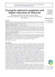 Current issues in malaysia 2019. Pdf Facing The Unknown Pandemic And Higher Education In Malaysia