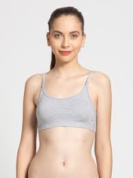 Jockey Women Bras Light Grey Melange Uniform Bra