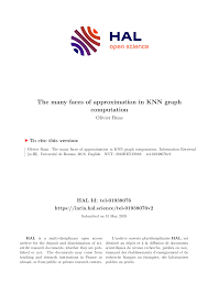 The many faces of approximation in KNN graph computation