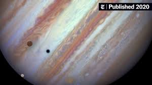 Jupiter's Biggest Moons Started as Tiny Grains of Hail - The New York Times