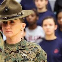 Sgt. Stevie Cardona, drill instructor, Oscar Company,