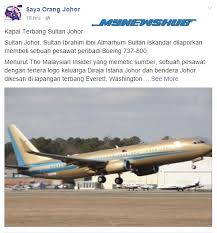 Check spelling or type a new query. Sultan Johor Beli Pesawat Peribadi Boeing 737 800 Mynewshub