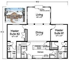 We offer 2 bedroom open concept farmhouse designs 2 bedroom open layout craftsman blueprints more. Image Result For Dual Master Bedrooms House Plans Single Level House Plans House Plans Master Suite Floor Plan