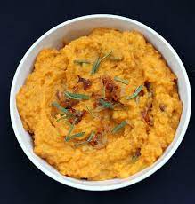 Add 2 tablespoons water, 1 tablespoon at a time, as liquid evaporates, scraping pan to loosen browned bits after each addition. Mashed Sweet Potatoes With Caramelized Onions Brie And Sage