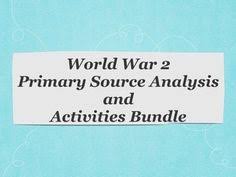 World War 2 Review Activity Middle School High School