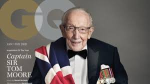 Tom moore & sherry finzer. Captain Tom Moore Becomes Gq S Oldest Cover Star As He S Named Inspiration Of The Year Itv News