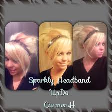 Pin By Carmen Hansen On Oooooh Cute Hair Nurse Hairstyles Updo With Headband Headband Hairstyles