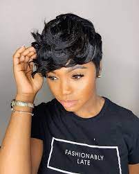 Pin By Mimij Haute Hair On Short Hairstyles For Black Women Cool Short Hairstyles Short Hair Styles Short Hairstyles For Women
