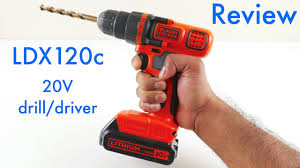 Black & decker bdchd18 cordless hammer drill / driver with battery. Black Decker Ldx120c Review 20 Volt Lithium Ion Cordless Drill Driver Youtube