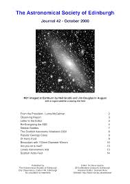 The Astronomical Society of Edinburgh