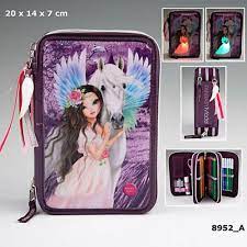 depesche topmodel 3 fach federtasche 8952 federmappe pegasus led topmodel federtasche models