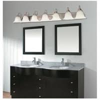 4.9 out of 5 stars. Nuvo 60 3283 Ballerina 7 Light 48 Inch Brushed Nickel Vanity Light Wall Light