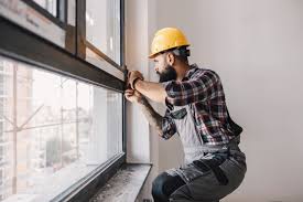 BrightEdge Glass Works team performing window installation