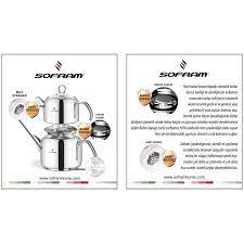 Dönem i̇çi en yüksek fiyat : Sofram Soft Minti Celik Caydanlik Takimi Fiyati