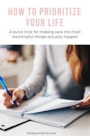 Do You Ever Wonder How To Prioritize Your Life So That The Things That Are Actually Important To You Really Do Happen Do You L Prioritize Life Meaningful Life