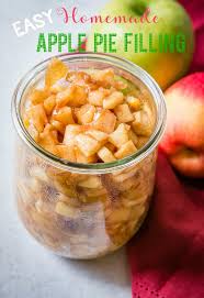 Easy Homemade Apple Pie Filling Oh Sweet Basil Recipe Homemade Apple Pie Filling Apple Pie Filling Recipes Pie Filling