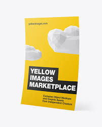 Download A4 Paper Mockup In Stationery Mockups On Yellow Images Object Mockups PSD Mockup Templates