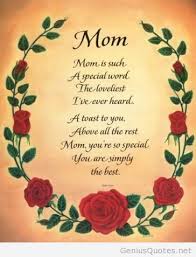 Happy Birthday Mom Quotes Happy Mothers Day Poem Mothers Day Poems Mom Poems