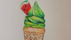 Images pour l'écoles et l'éducation. Dessin Cornet De Glace Youtube
