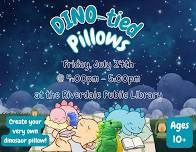 Dino-Tied Pillows