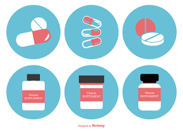 Vitaminshoppe.com has been visited by 10k+ users in the past month Flat Style Supplements Icon Collection 166673 Vector Art At Vecteezy
