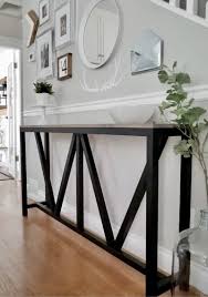 Farmhouse V Console Table Farmhouse Console Table Diy Console Table Home Decor