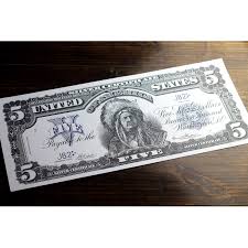 Maybe you would like to learn more about one of these? 5 Dollar 1899 Silver Certificate The Chief Art Of Money Lost Touch Of Modern