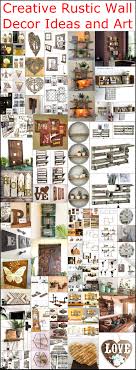 Elle decor begins our journey through textural, rustic living rooms with this slate gray masterpiece. Creative Rustic Wall Decor Ideas And Art Rustic Home Decor And Design Ideas