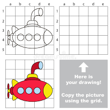 If you're looking for a meatier solution with higher end software and. Copy The Image Using Grid Submarine Stock Vector Illustration Of Child Draw 75236213