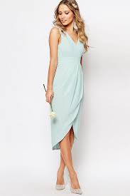 Sheath High Low Sleeveless Criss Cross V Neck Chiffon Bridesmaid Dress High Low Bridesmaid Dresses Casual Bridesmaid Casual Bridesmaid Dresses