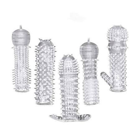 Transparent Sex Condom Spike Shaped Sex Cover Cr in Pakistan | WellShop.pk