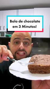 Bolo de Chocolate em 3 Minutos: Receita Rápida