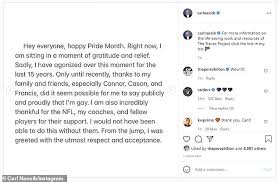 Nassib, a defensive end with the las vegas raiders, made the announcement on instagram on monday. 0l3xgf Mg 56hm
