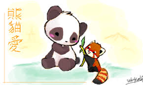 Cute Red Panda And Giant Panda Aww So Cute It Hurts Cute Panda Drawing Panda Drawing Panda Art The giant panda, also known as the panda bear or simply the panda, is a bear native to south central china. cute red panda and giant panda aww
