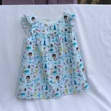 Girls Toddlers Mermaids Dress Party Dress Light Blue Cotton Etsy Girls Cotton Dresses Baby Girl Dresses Little Girl Outfits