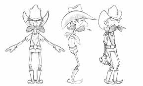 Old Cowboy Blueprint Download Free Blueprint For 3d Modeling Cartoon Character Design Character Design Animation Character Model Sheet