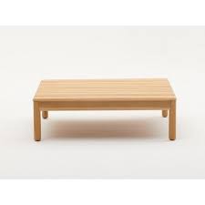 The solid teak wood structure enhances its lines. Varaschin Bali Coffee Table Tattahome