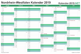 © © all rights reserved. Kalender 2019 Nordrhein Westfalen