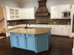 And it's easy to see why! Patch Plus Paint On Twitter Painted Kitchen And Island Cabinets Kitchen Color Alabaster Sw 7008 Island Color Tranquil Aqua Sw 7611 Painting Woodrefinishing Painter Pros Sherwinwilliams Follow Us Patchpluspaint