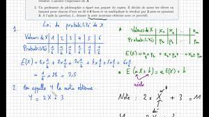 La formule de calcul de l'espérance de gain est relativement facile. Variable Aleatoire Exercice Pour Savoir Utiliser La Formule Sur L Esperance E Ax B Ae X B Youtube