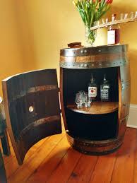 Choose from an assortment of styles, material and more with respect to the bar cabinet liquor cabinet you're looking for at 1stdibs. Whiskey Barrel Liquor Cabinet Handcrafted From A Reclaimed Whiskey Barrel With Door