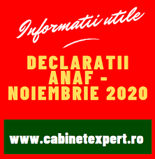 Anaf > asisten contribuabili > toate formularele, cu explicaii. DeclaraÈ›ii Fiscale Cu Termen LimitÄƒ De Depunere In Luna Noiembrie 2020 DeclaraÈ›ii ObligaÈ›ii Fiscale Pentru Luna 10 2020 Util Cabinetexpert Ro Blog Contabilitate
